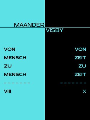 cover image of VON MENSCH ZU MENSCH & VON ZEIT ZU ZEIT